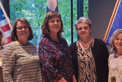 2022 Fulbright Leaders for Global School Travel Grantees in Finland's Embassy in Washington, D.C.