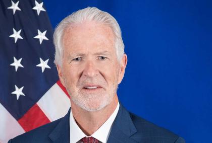 Headshot of Ambassador Douglas T. Hickey