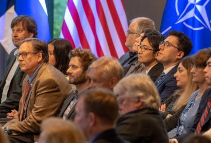 Audience at the launch event of the Finnish-American Society in Science, Innovation, and Arts at the Embassy of Finland in Washington, D.C. Photo: Embassy of Finland in Washington, D.C.