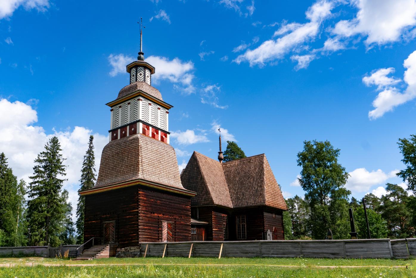 Image of old church of Petäjävesi
