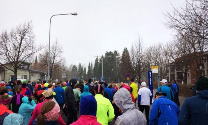 Fulbright Finland Alumni participating Helsinki Spring Marathon in 2017