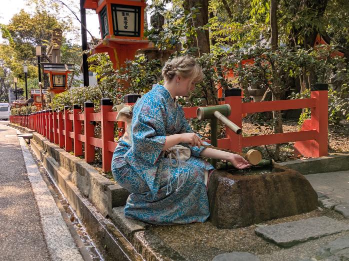 Maria Peltomäki in Japan