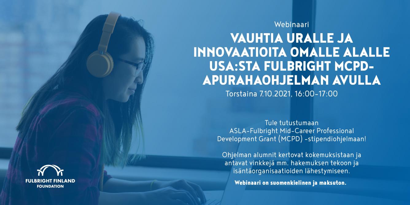 Photo for the ASLA-Fulbright MCPD Event including the event date and time