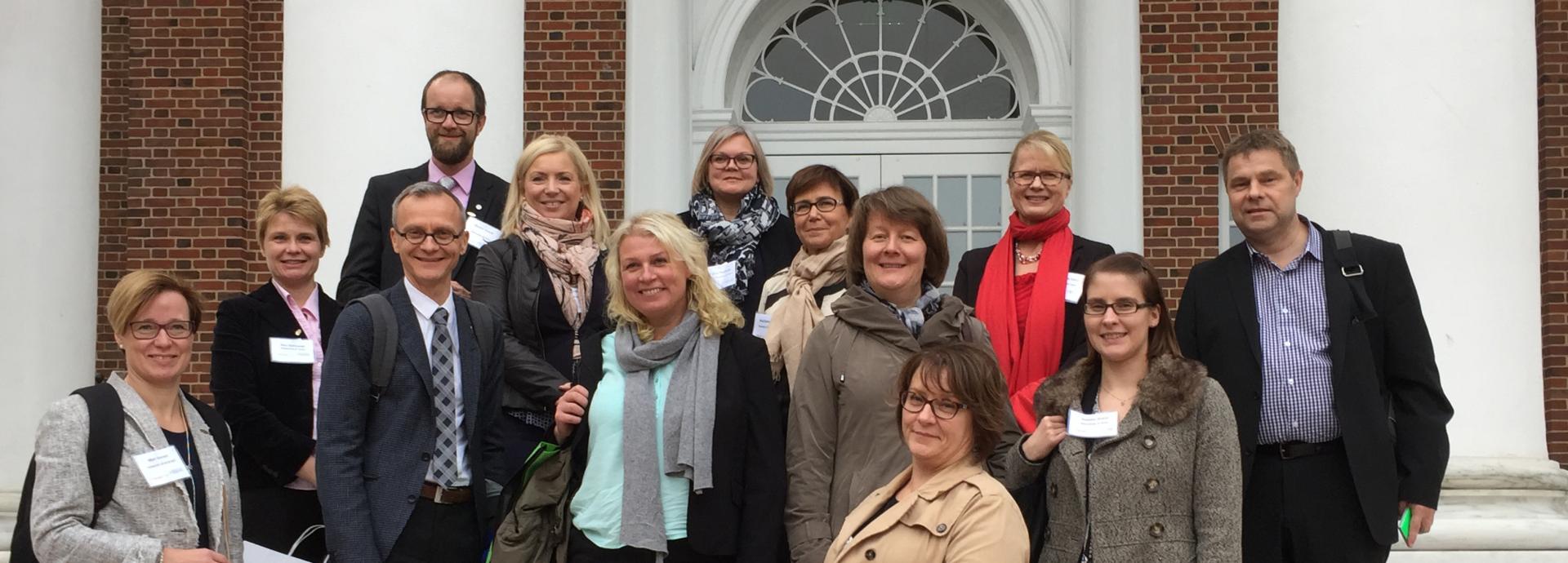 Graduate Admissions and Strategic Enrollment Management Study Tour Participants at John Hopkins University