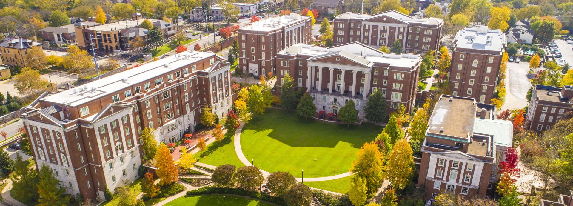 University buildings from Vanderbilt University campus in Nashville