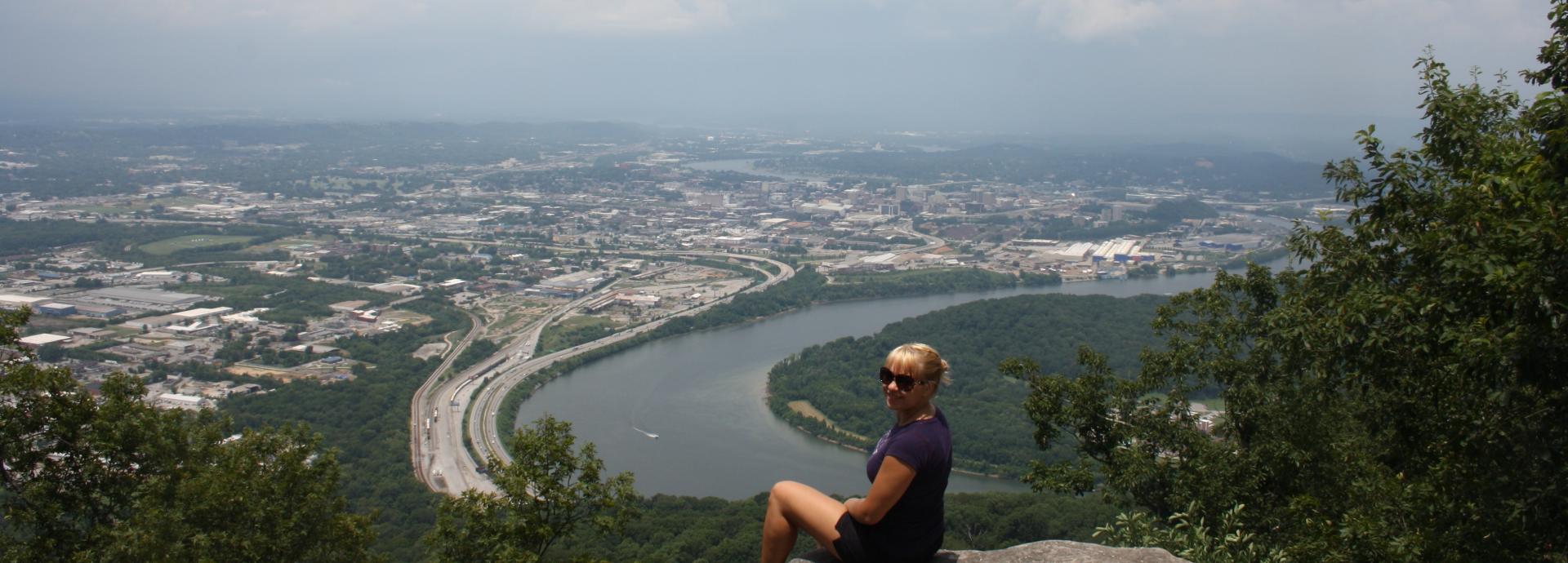Study of the U.S. Institutes for Student Leaders from Europe participant at Point Park in Chattanooga