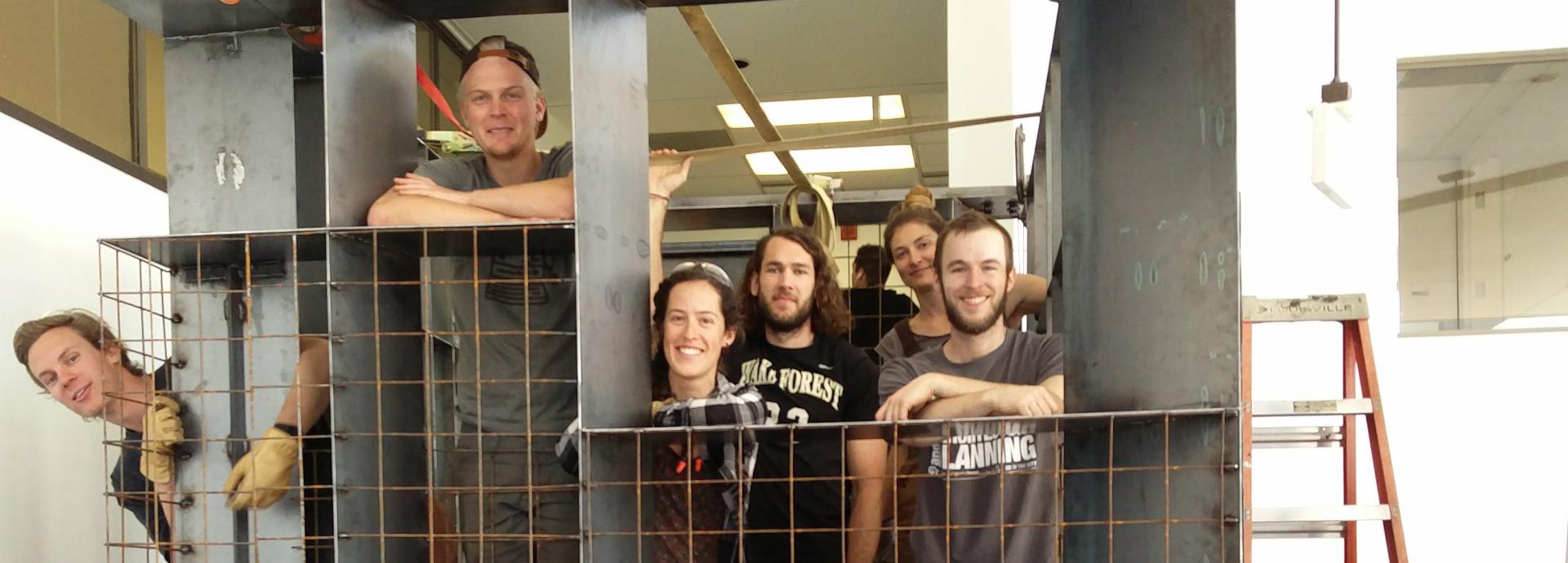 Group of University of Colorado Denver architecture students