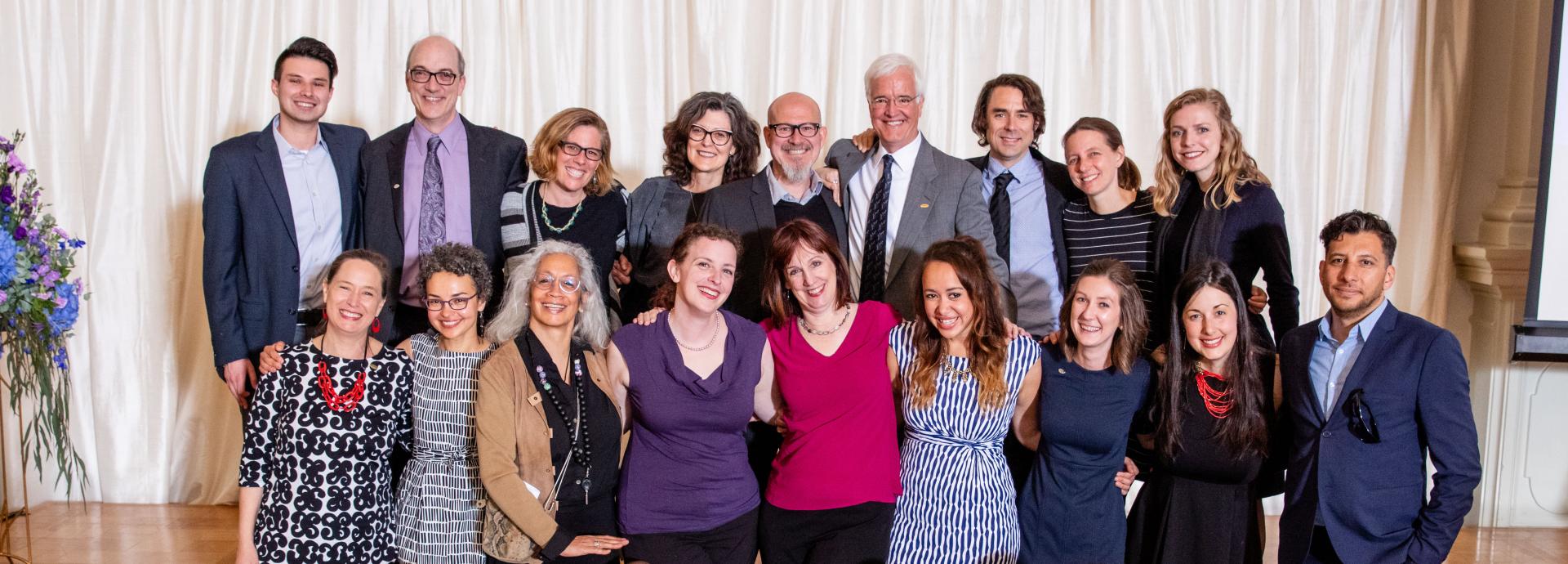 IC grantee Aydin Bal with Fulbright Finland grantees in a group photo