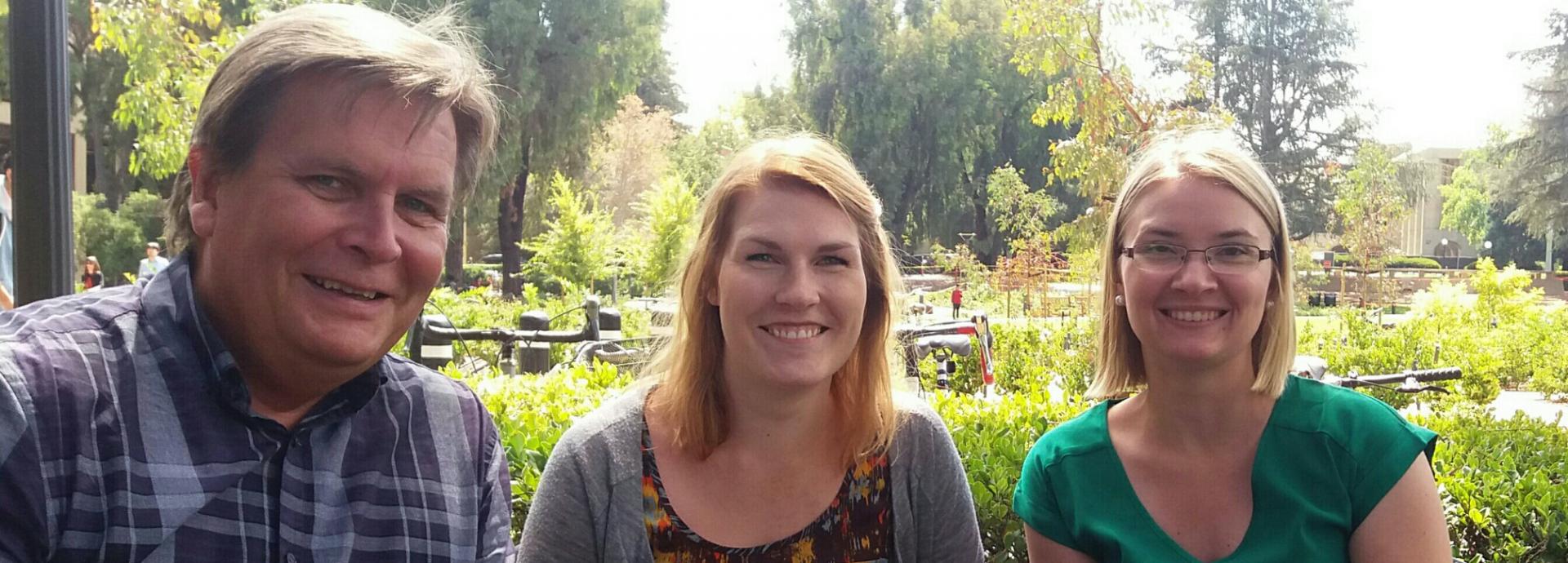 Finnish Fulbright grantees at Stanford University.