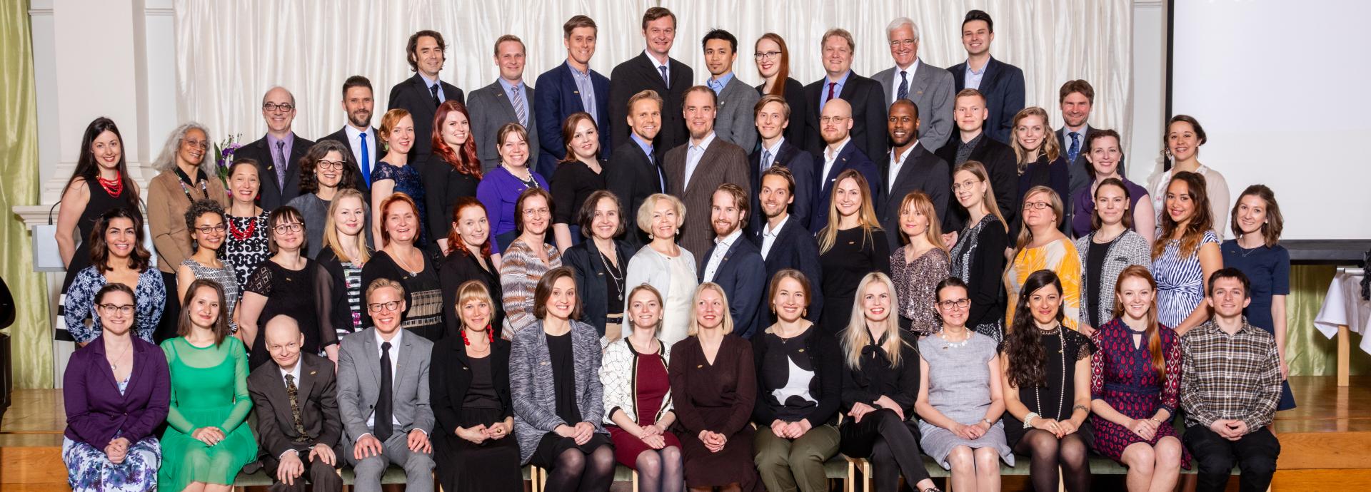 Fulbright Finland Foundation Grantees at the Fulbright Finland Award Ceremony and Reception in May 2019