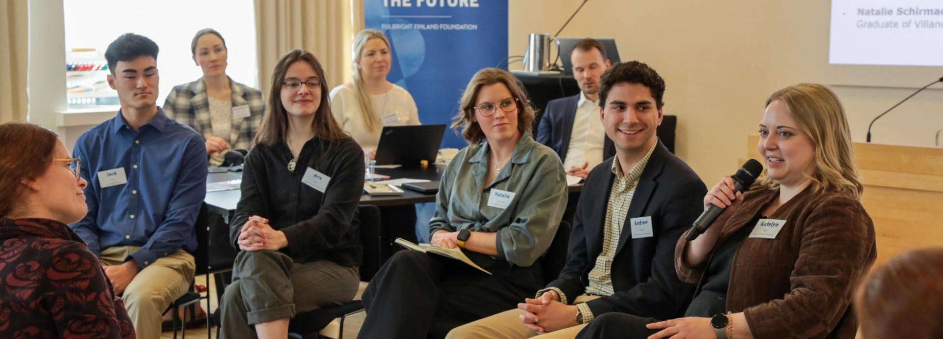 Student panelists at the Capacity Building Workshop