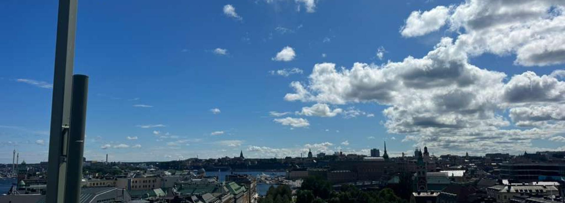 Office view in Stockholm