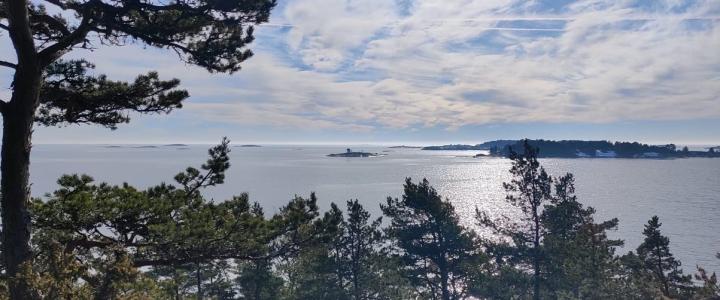 A view of the sea in Hanko