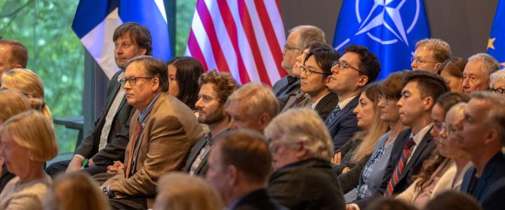 Audience at the launch event of the Finnish-American Society in Science, Innovation, and Arts at the Embassy of Finland in Washington, D.C. Photo: Embassy of Finland in Washington, D.C.