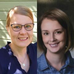 Headshots of Jenni Sipola and Mari Rautavirta