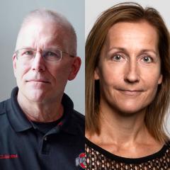 Headshots of Chris Zirkle and Sini Bask