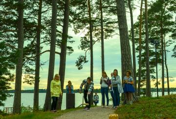 Mölkky game in Finland